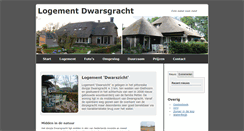 Desktop Screenshot of logementdwarsgracht.nl